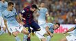Messi v obležení. Hvězdu Barcelony střežili obránci Eibaru seč mohli, přesto si Argentinec připsal gól a asistenci