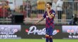Zklamaný Lionel Messi po porážce v semifinále španělského Superpoháru s Atlétikem Madrid