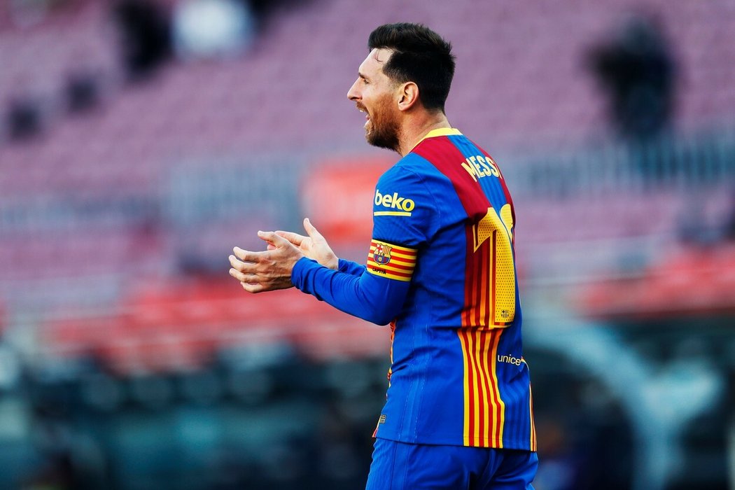 Lionel Messi v době, kdy nastupoval v Barceloně