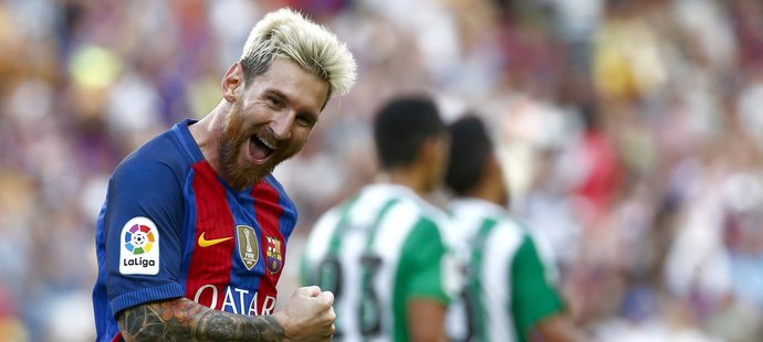 Lionel Messi pomohl k drtivé výhře Barcelony nad Betisem dvěma góly