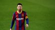 Kapitán Barcelony Lionel Messi v utkání španělského poháru proti Seville