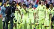 Fotbalisté Barcelony po výhře nad Atlétikem Madrid