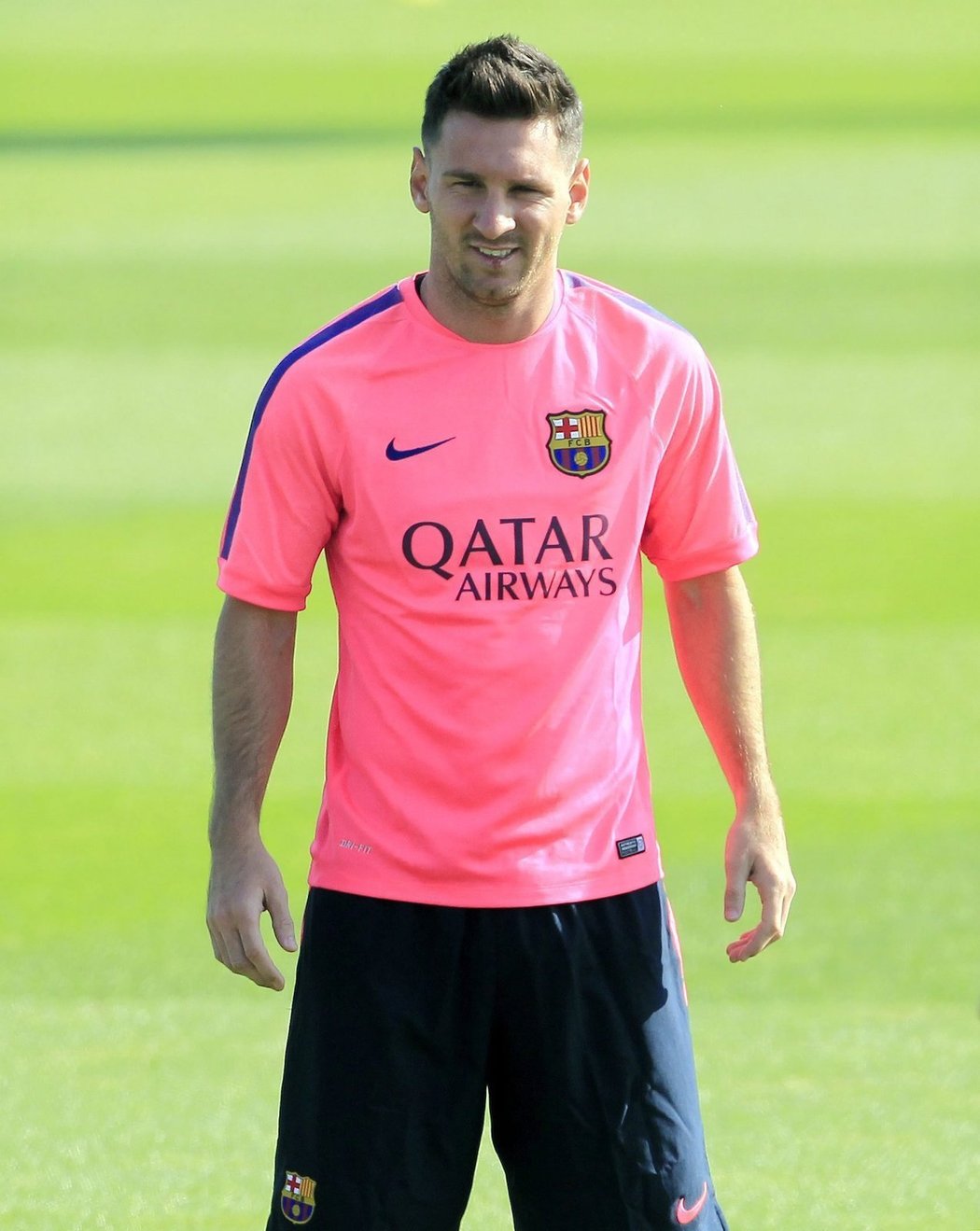 Lionel Messi se po letní pauze zapojil do přípravy Barcelony