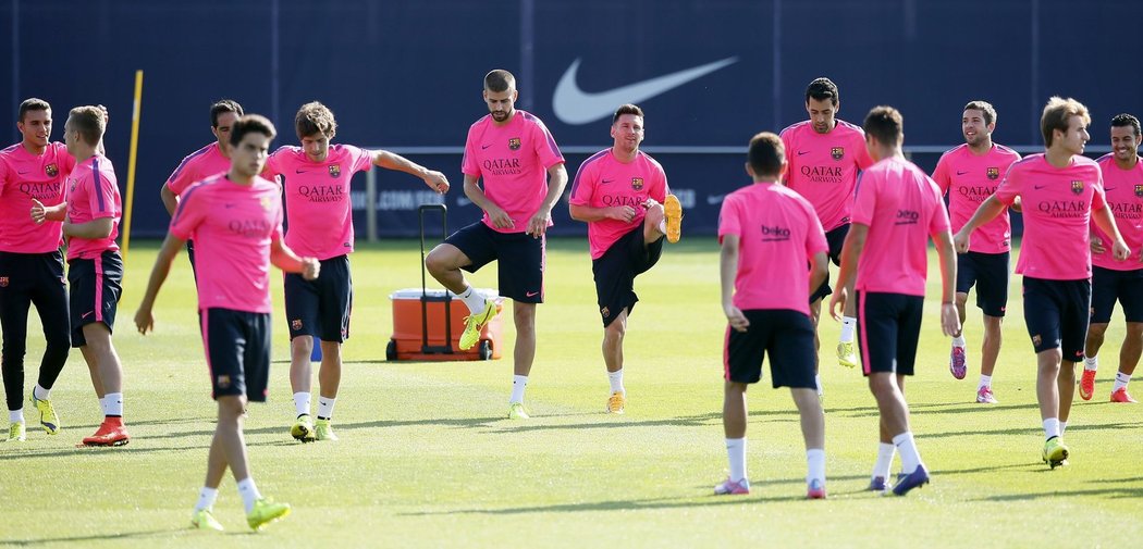 Fotbalisté Barcelony se chystají na novou sezonu, s týmem už trénoval i Lionel Messi