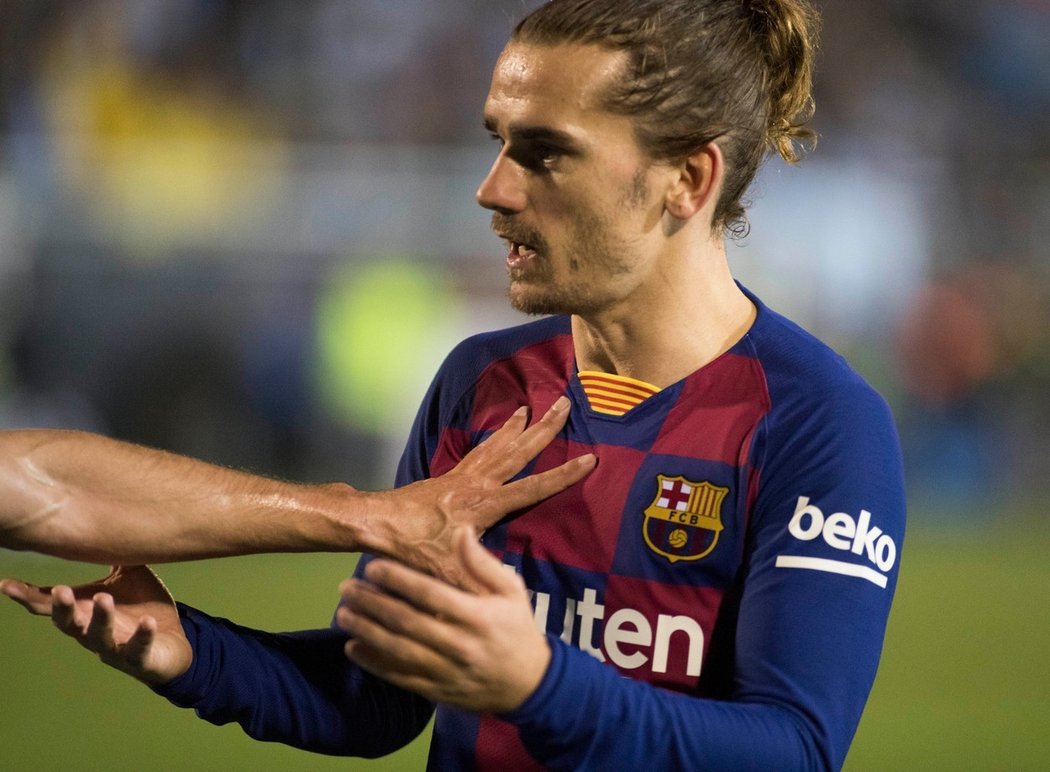 Antoine Griezmann spasil Barcelonu dvěma góly