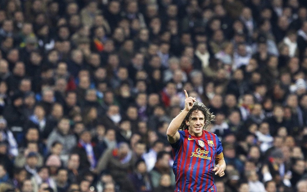 El Clásico: Carles Puyol se raduje z vyrovnání v prvním čtvrtfinále Španělského poháru