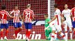 Atlético Madrid zadělalo na výhru už v prvním poločase, ve kterém se dvakrát trefil Álvaro Morata