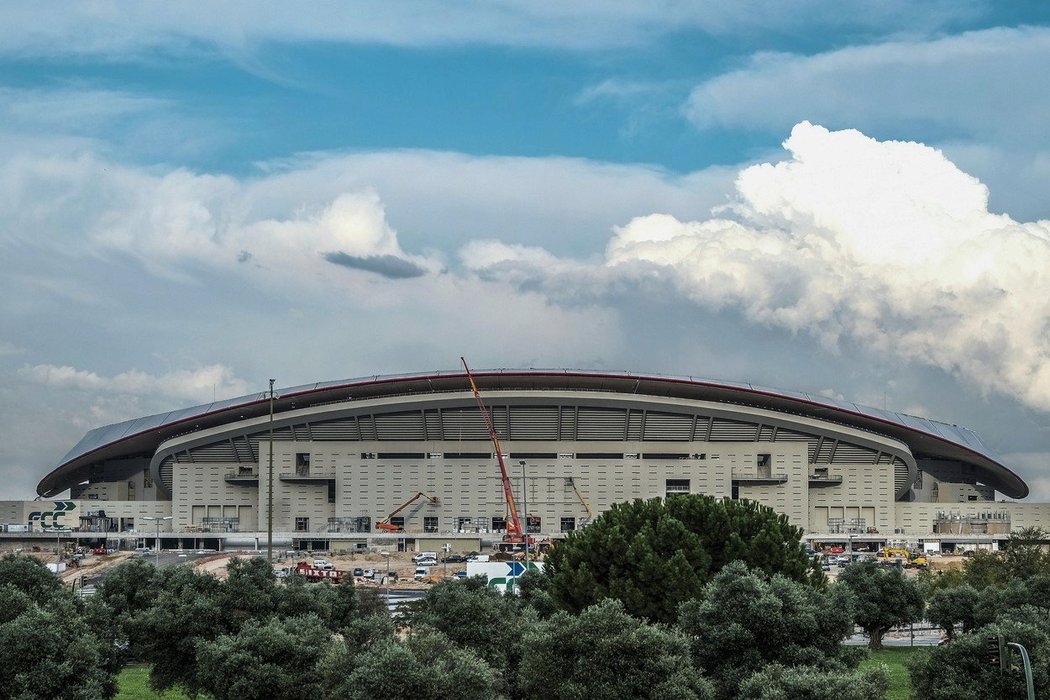 Takto vypadá nový domov Atlética Madrid zvenku