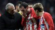 Obránce Atlética Diego Godín přišel v zápase proti Valencii o několik zubů