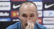 Andrés Iniesta působil v Barceloně od svých 12 letech, od nové sezony by měl působit v Číně