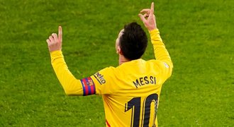Barcelona zvládla dohrávku s Bilbaem a je třetí. Dvakrát se trefil Messi