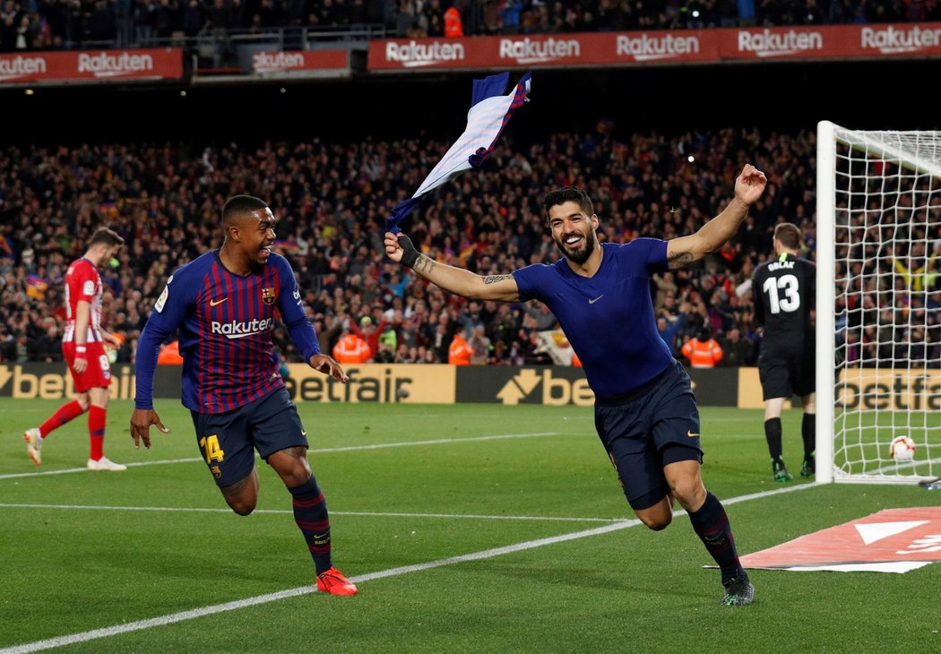 Luis Suarez rozhodl o výhře Barcelony nad Atlétikem