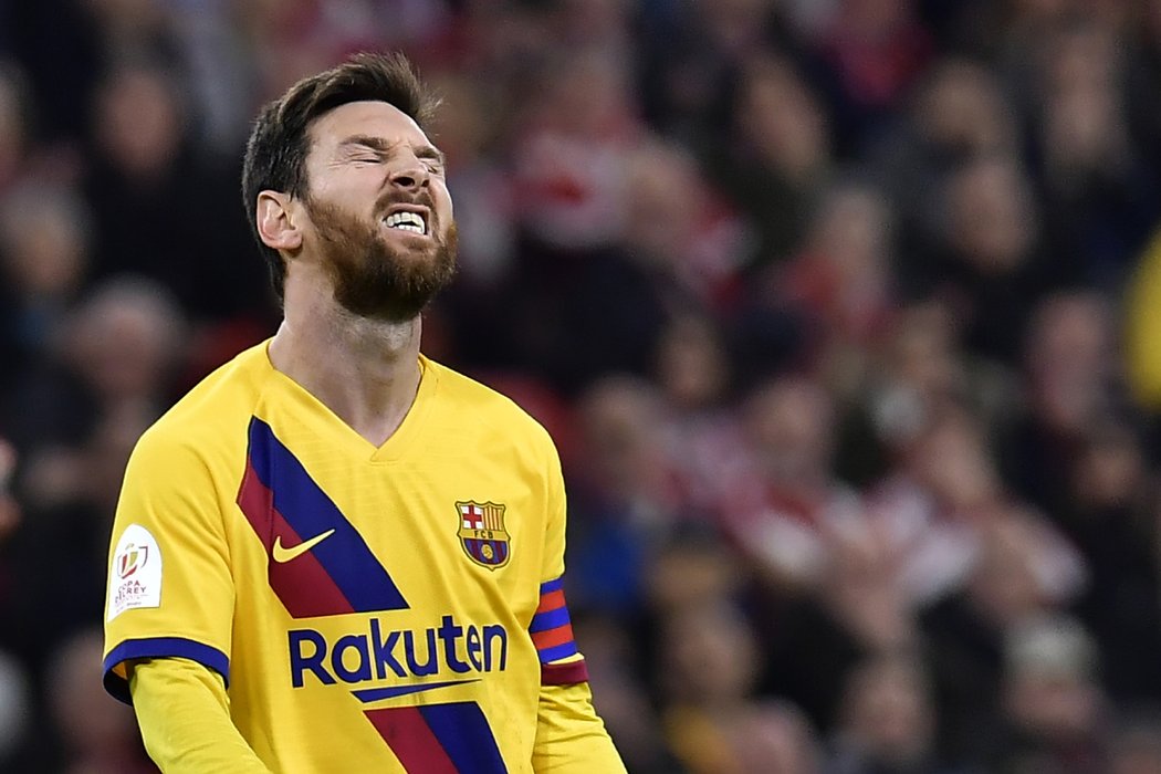 Lionel Messi musel skousnout výpadek z poháru