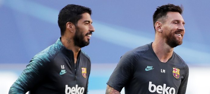 Lionel Messi se emotivně loučil s Luisem Suárezem a rýpl si při tom do Barcelony