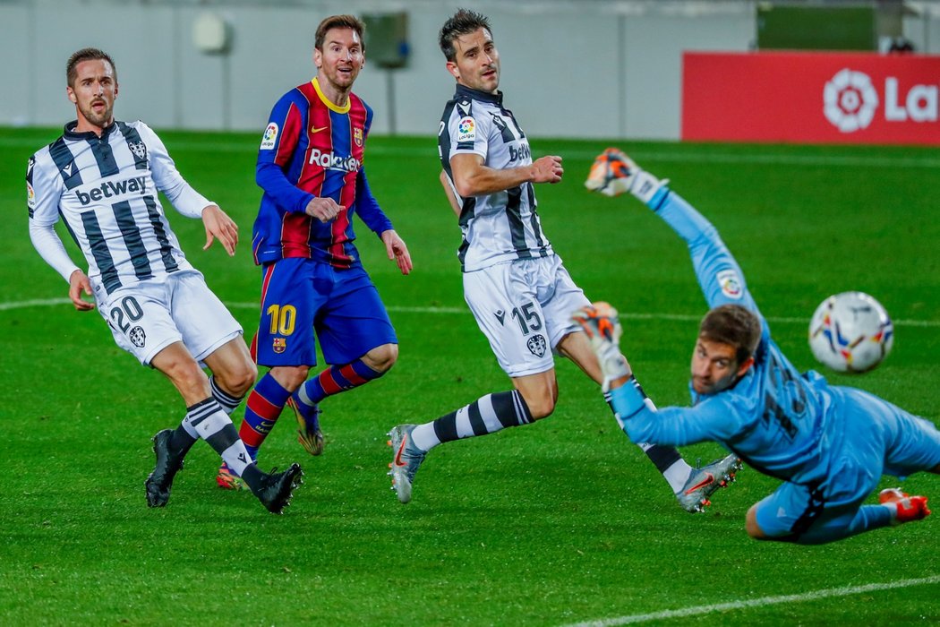 Lionel Messi vystřelil Barceloně výhru 1:0 nad Levante