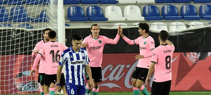 Barcelona se při půlhodinové přesilovce prosadila jen jednou zásluhou Antoinea Griezmanna