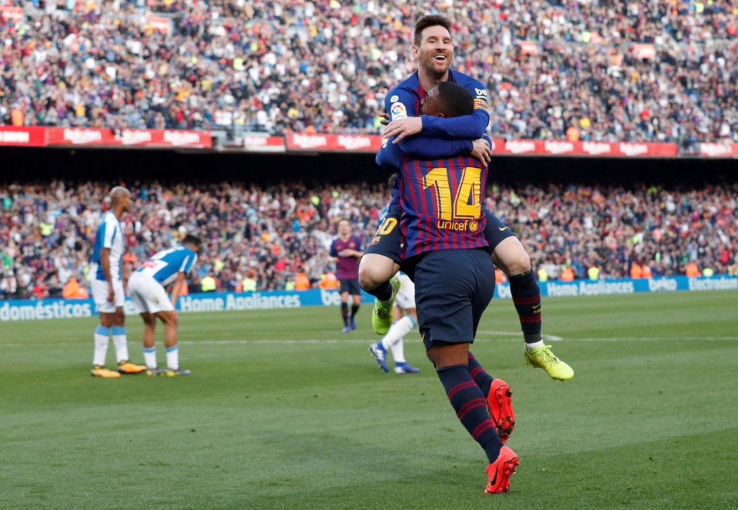 Lionel Messi vstřelil proti Espanyolu oba góly