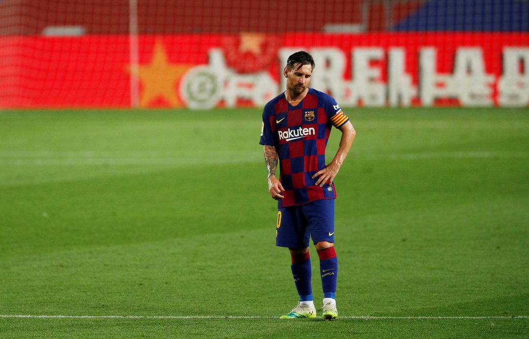 Lionel Messi po prohře v předposledním kole pálil do vlastního týmu