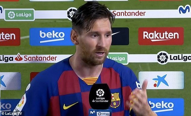 Lionel Messi po zápase nešetřil svůj vlastní tým