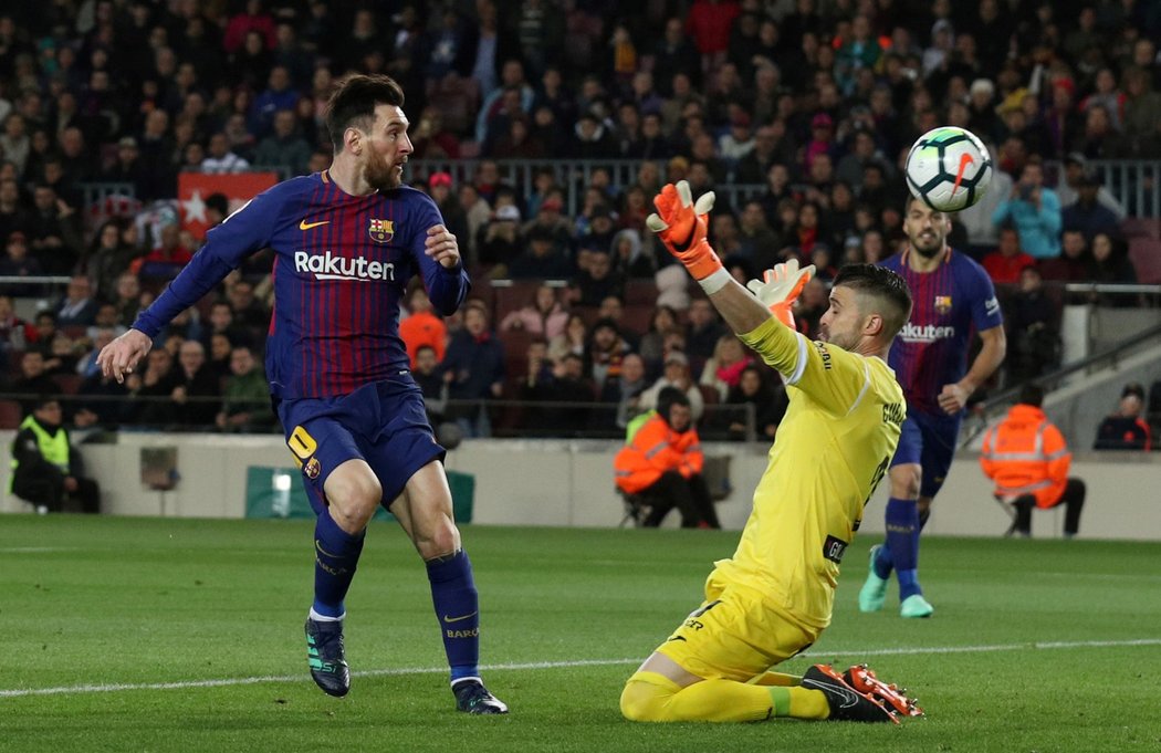 Lionel Messi a jeho třetí branka do sítě Leganes