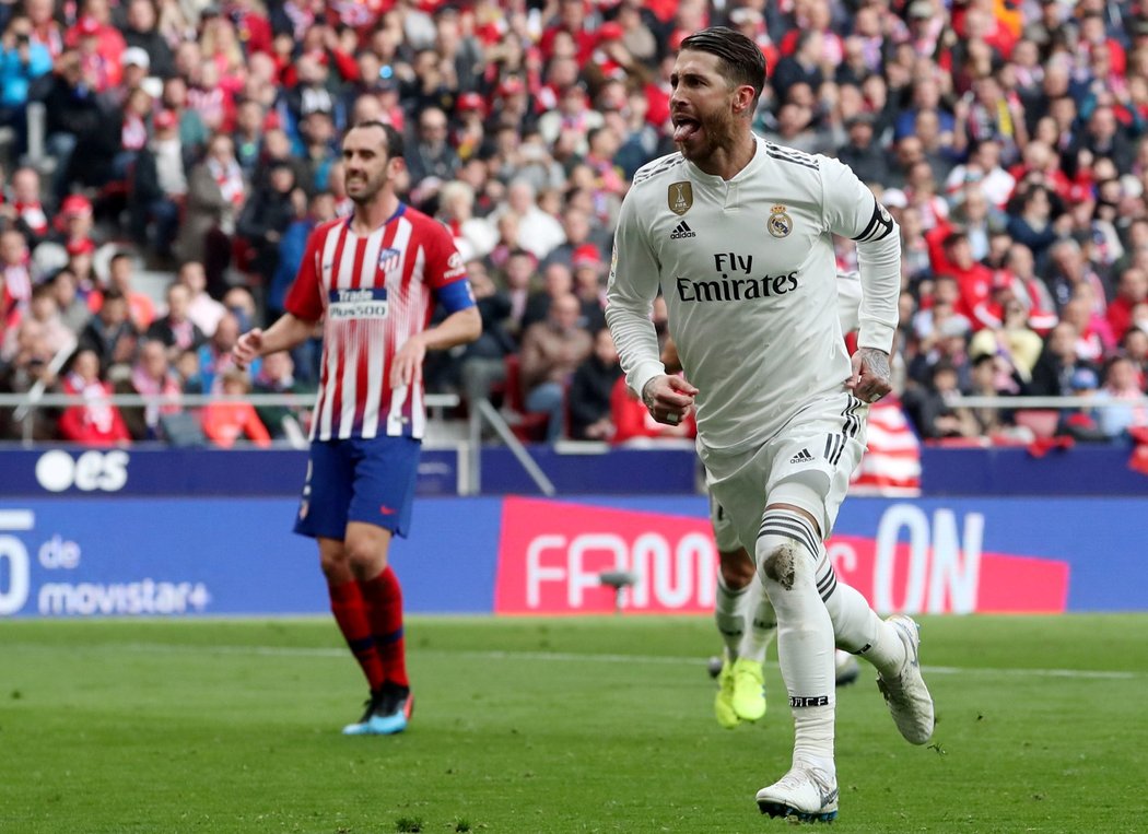 Sergio Ramos rozhodl o vítězství Realu na Atlétiku