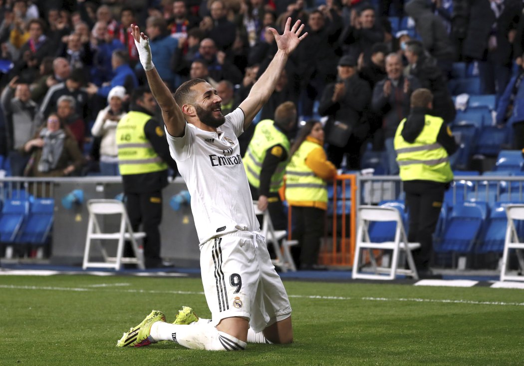 Karim Benzema gólem v 89. minutě rozhodl o výhře Realu Madrid