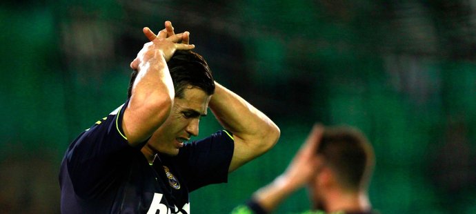 Ronaldo vyšel naprázdno. Ani portugalský střelec Realu Madrid porážce proti Betisu nezabránil