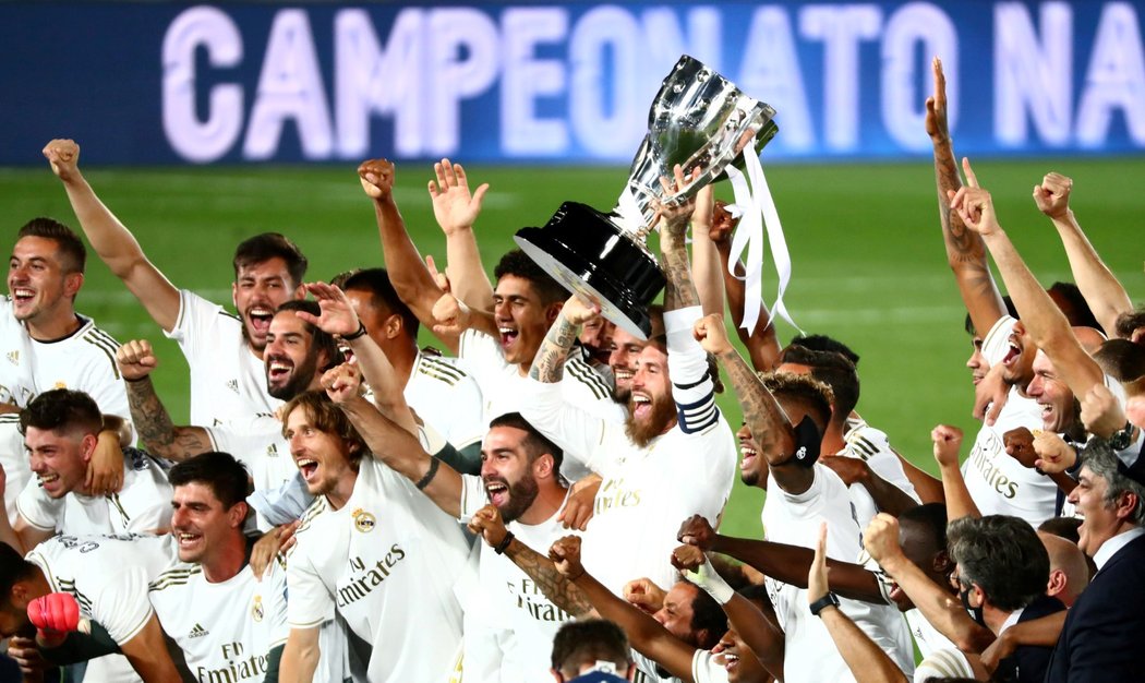 Je to tam! Real Madrid se po třech letech dočkal mistrovského titulu