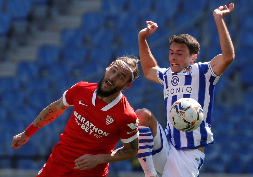 Fotbalisté Sevilly vyhráli na hřišti San Sebastianu 2:1