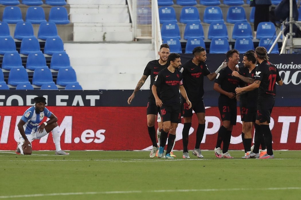 Sevilla slaví výhru 3:0 nad Leganés