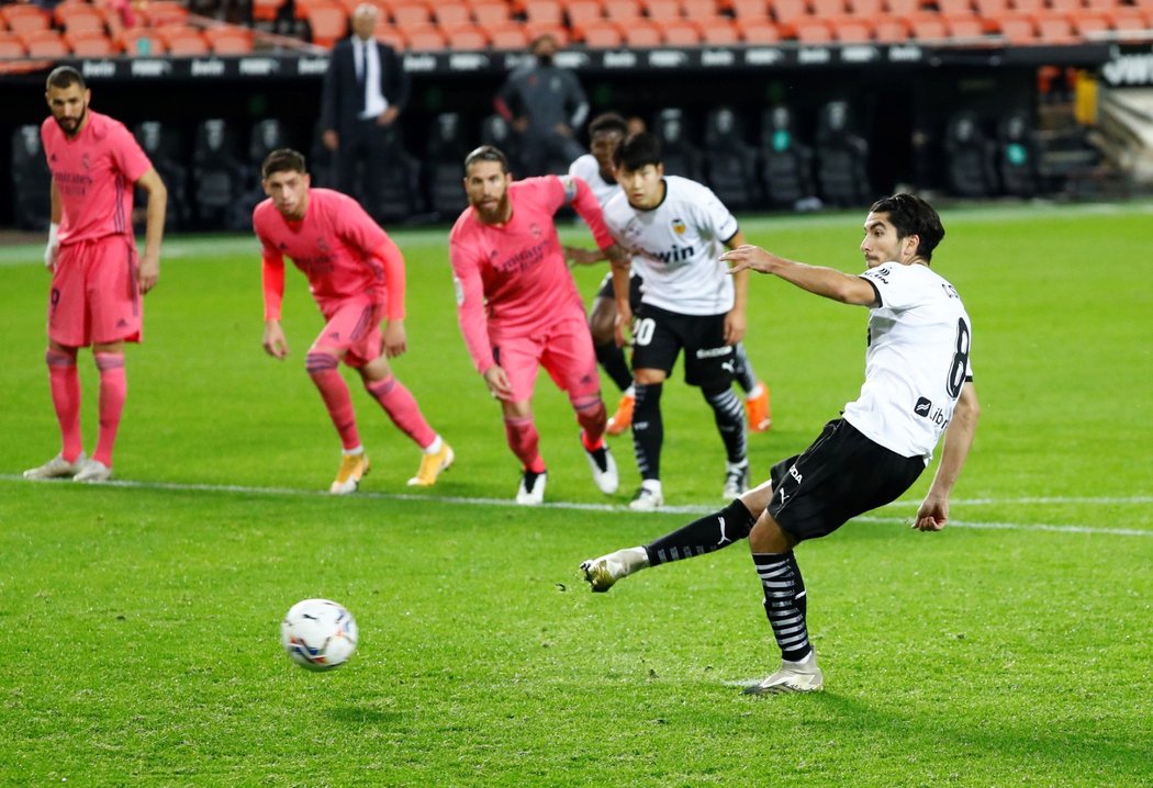 Penalty a Carlos Soler, hlavní dva důvody Valencie nad Realem Madrid