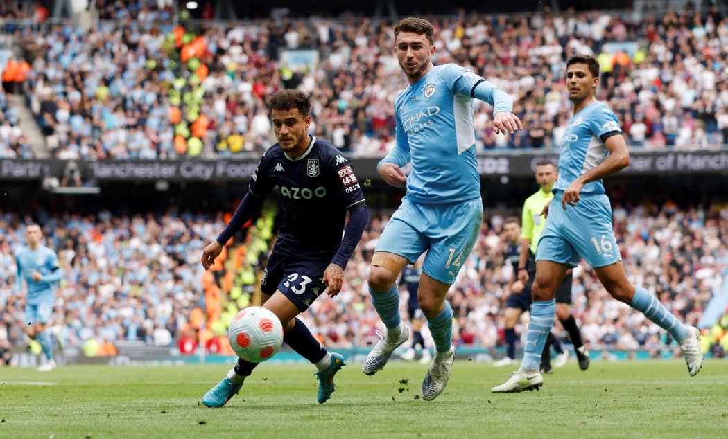 Z Manchesteru City budou Španělsko reprezentovat Aymeric Laporte (uprostřed) a Rodri (vpravo