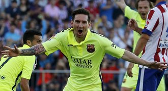 Barcelona slaví mistrovský titul, zařídil ho gólem božský Messi