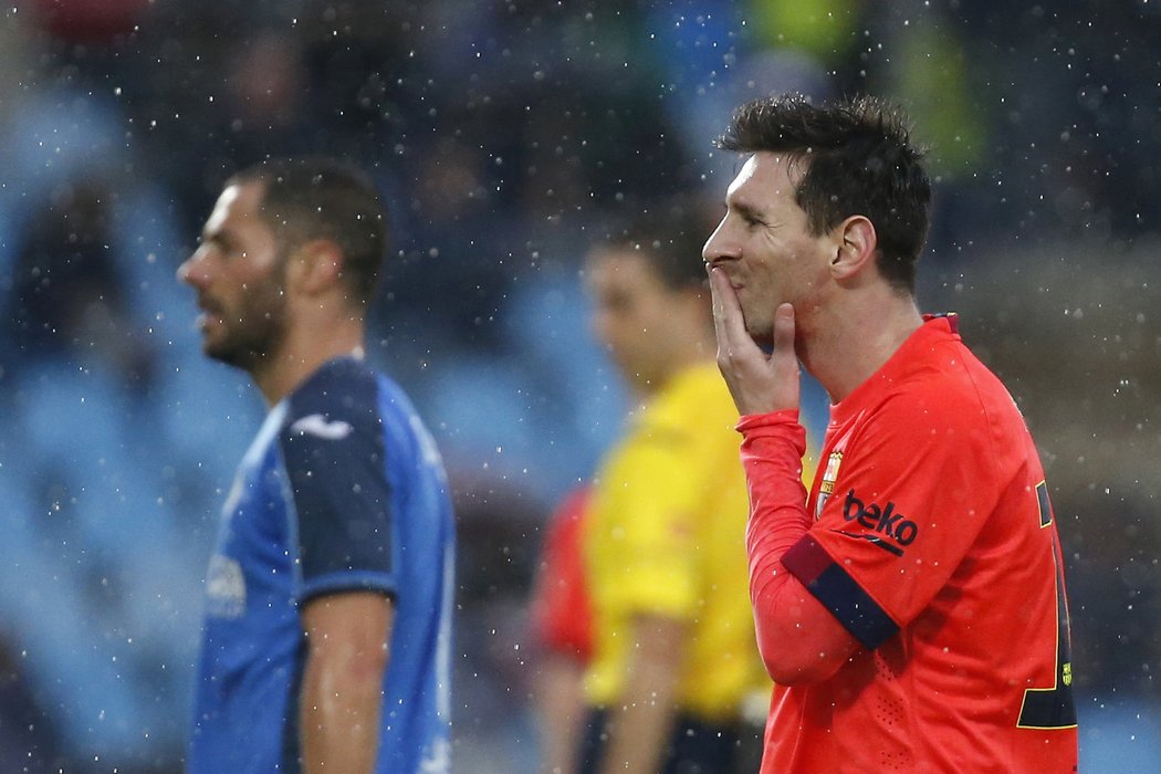 I barcelonský idol Lionel Messi se divil...