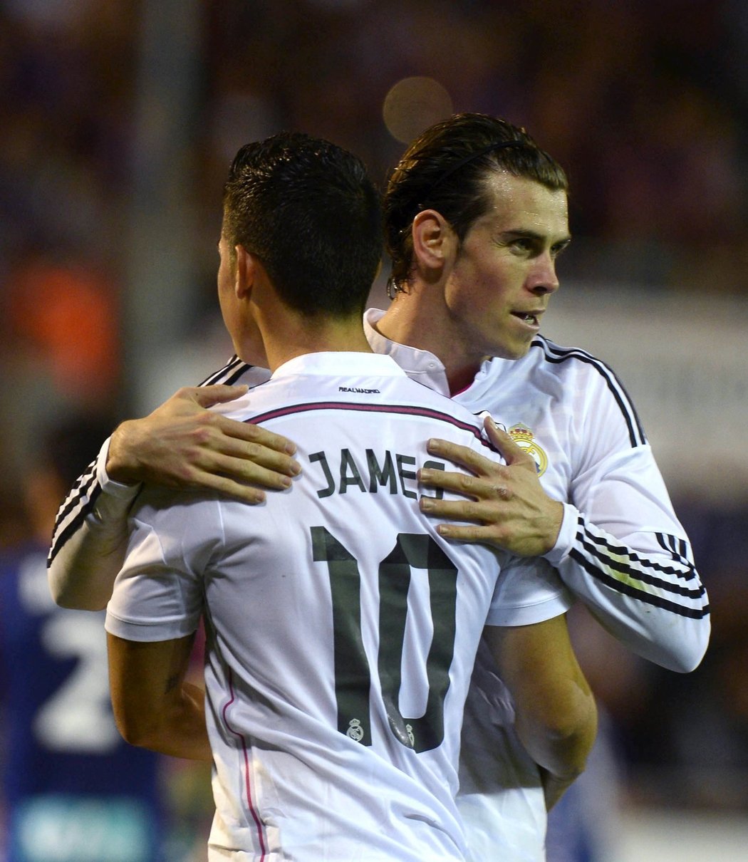 Výhru Realu Madrid na půdě Eibaru ve španělské lize pomohl zařídit i střelec James.