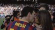 Lionel Messi vstřelil vedoucí gól Barcelony a poslal pozdrav do nebe zesnulému kouči Vilanovovi