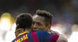 Lionel Messi vstřelil vedoucí gól Barcelony a poslal pozdrav do nebe zesnulému kouči Vilanovovi