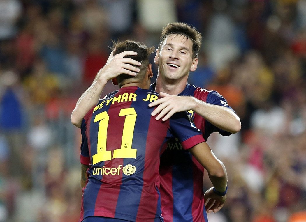 Neymar a Lionel Messi v Barceloně vytvořili zabijácké útočné duo