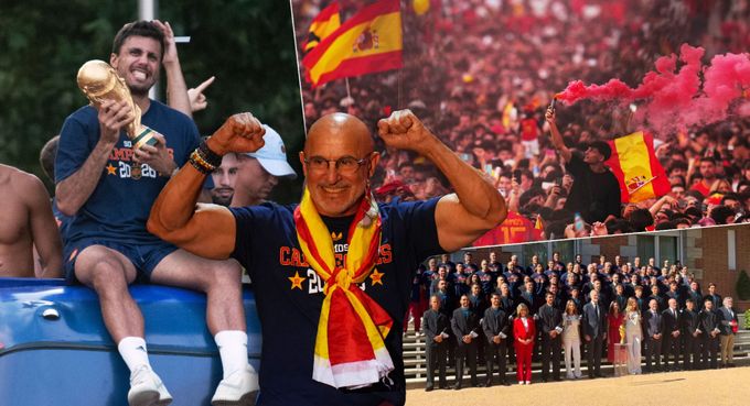 S mistry světa slavily v centru Madridu DVA MILIONY fanoušků. Návštěva krále i premiéra S mistry světa slavily v centru Madridu DVA MILIONY fanoušků. Návštěva krále i premiéra