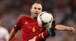 Španěl Iniesta byl zvolen nejlepším hráčem mistrovství Evropy