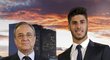 Prezident Realu Florentino Pérez a Marco Asensio