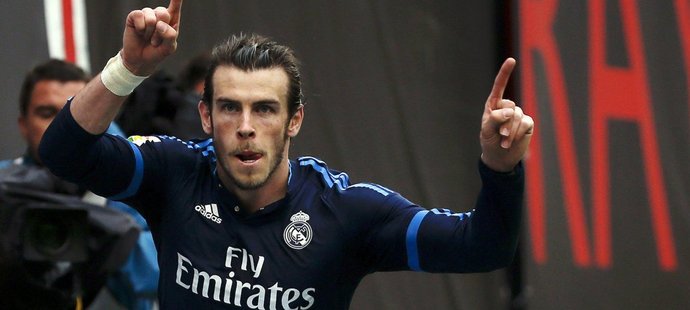 Gareth Bale se raduje z vítězné trefy Realu