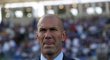Trenér Realu Madrid Zinedine Zidane v utkání s Getafe