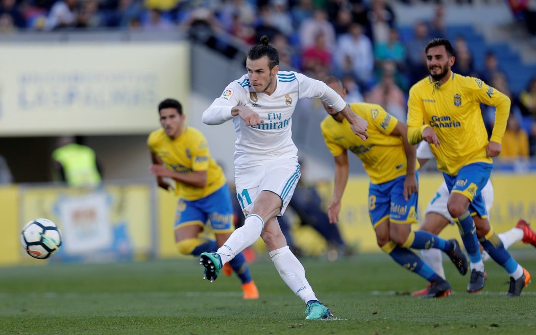 Gareth Bale proměněnou penaltou upravil skóre zápasu, Real vyhrál nad Las Palmas 3:0