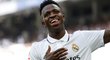 Vinícius Junior se raduje z gólu proti Mallorce