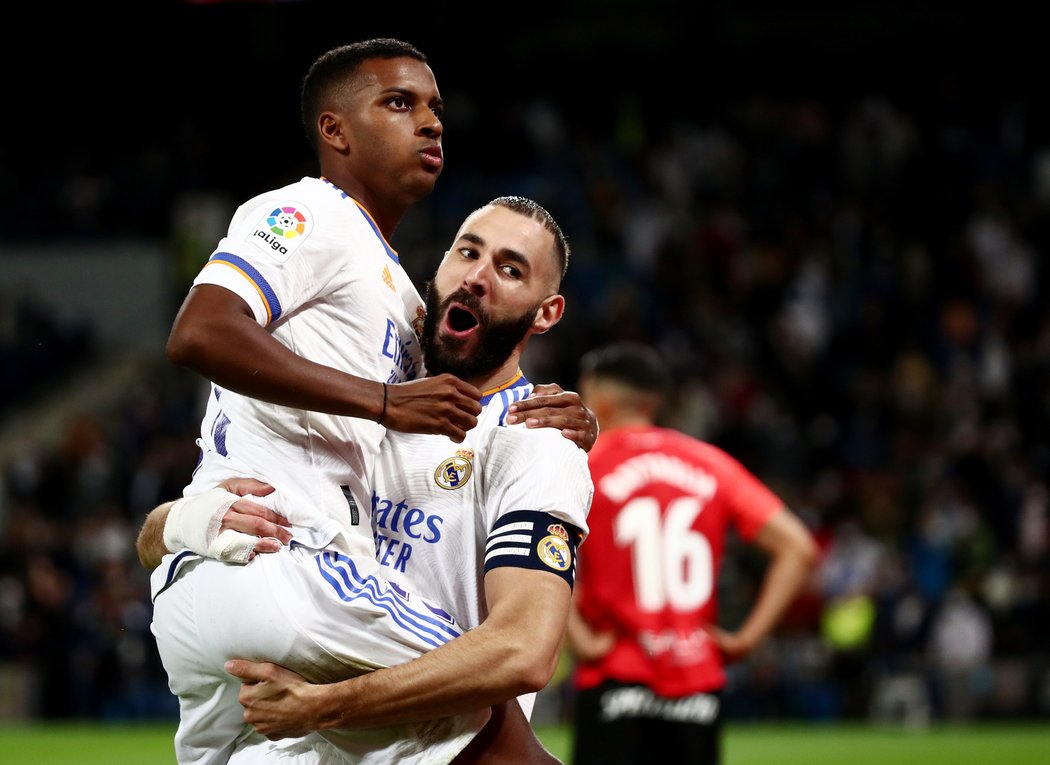 Real Madrid slaví výhru nad Mallorkou