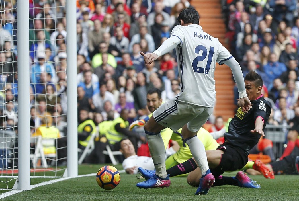 Álvaro Morata vstřelil úvodní branku proti Espanyolu