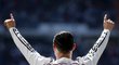 Cristiano Ronaldo se raduje ze vstřelené branky do sítě Granady