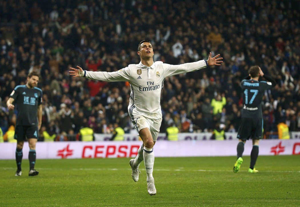 Ronaldo slaví druhý gól Realu