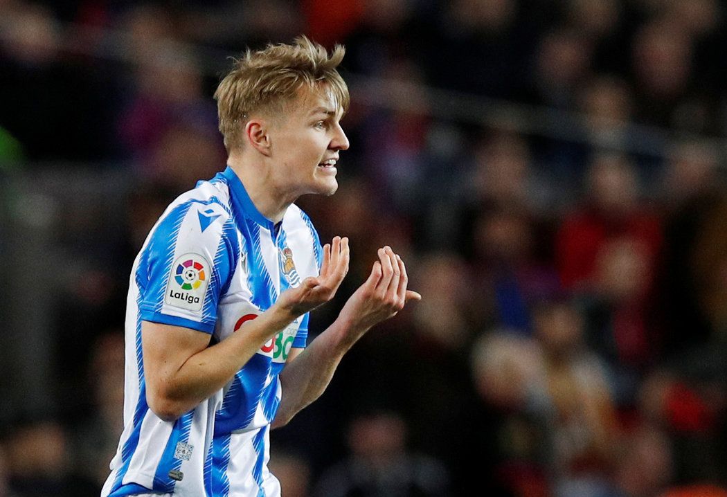 Martin Odegaard v Realu Sociedad prožívá jednu z nejlepších sezon v kariéře